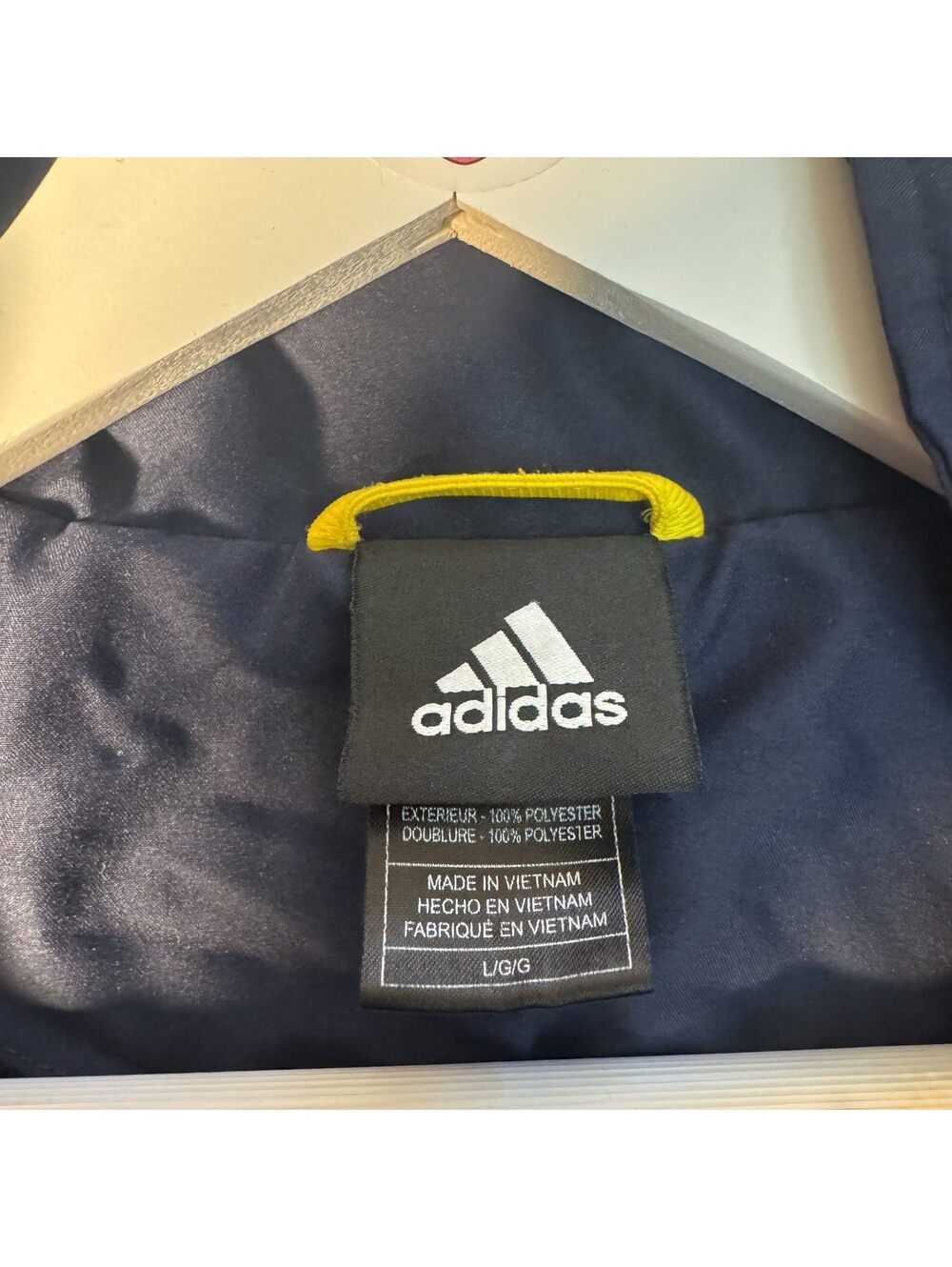 Adidas Michigan Wolverines Full Zip Track Jacket 2010s Era Sz L - Picture 5 of 8